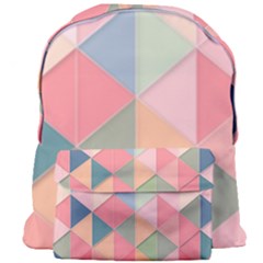 Background Geometric Triangle Giant Full Print Backpack by Sarkoni