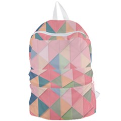 Background Geometric Triangle Foldable Lightweight Backpack by Sarkoni