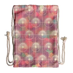 Colorful Background Abstract Drawstring Bag (large)