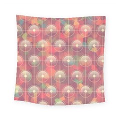 Colorful Background Abstract Square Tapestry (small)