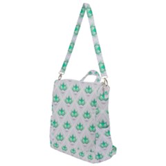 Plant Pattern Green Leaf Flora Crossbody Backpack