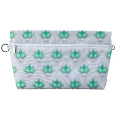 Plant Pattern Green Leaf Flora Handbag Organizer