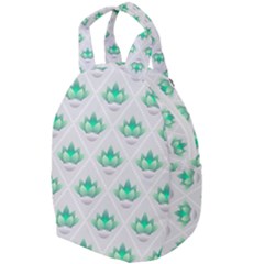 Plant Pattern Green Leaf Flora Travel Backpack