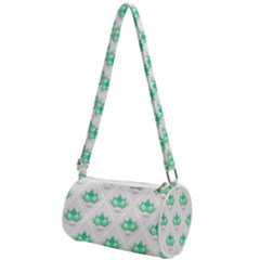 Plant Pattern Green Leaf Flora Mini Cylinder Bag