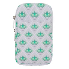 Plant Pattern Green Leaf Flora Waist Pouch (Large)