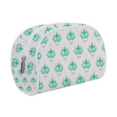 Plant Pattern Green Leaf Flora Make Up Case (Small)