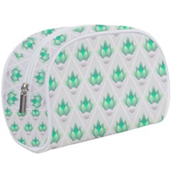 Plant Pattern Green Leaf Flora Make Up Case (Large)