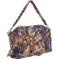 Tree Forest Woods Nature Landscape Canvas Crossbody Bag