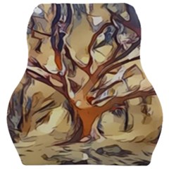 Tree Forest Woods Nature Landscape Car Seat Velour Cushion 