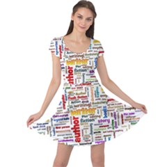 Writing Author Motivation Words Cap Sleeve Dress