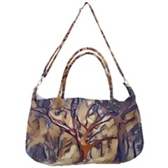 Tree Forest Woods Nature Landscape Removable Strap Handbag