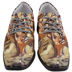 Tree Forest Woods Nature Landscape Women Heeled Oxford Shoes