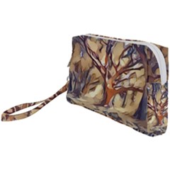 Tree Forest Woods Nature Landscape Wristlet Pouch Bag (Small)