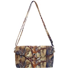 Tree Forest Woods Nature Landscape Removable Strap Clutch Bag