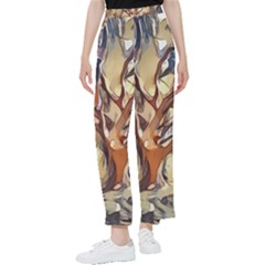 Tree Forest Woods Nature Landscape Women s Pants 