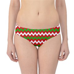 Christmas Paper Scrapbooking Pattern Hipster Bikini Bottoms