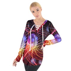 Physics Quantum Physics Particles Tie Up T-shirt