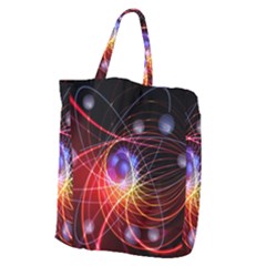 Physics Quantum Physics Particles Giant Grocery Tote