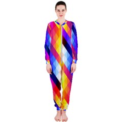 Abstract Background Colorful Pattern Onepiece Jumpsuit (ladies) by Sarkoni