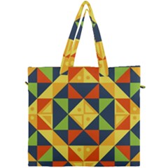 Background Geometric Color Canvas Travel Bag