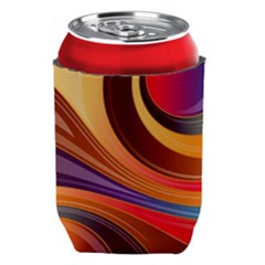 Abstract Colorful Background Wavy Can Holder