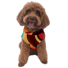 Abstract Colorful Background Wavy Dog Sweater