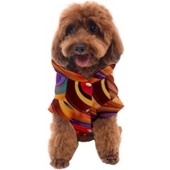 Abstract Colorful Background Wavy Dog Coat