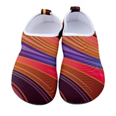 Abstract Colorful Background Wavy Kids  Sock-Style Water Shoes