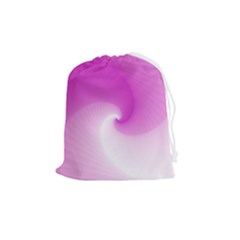 Abstract Spiral Pattern Background Drawstring Pouch (medium)