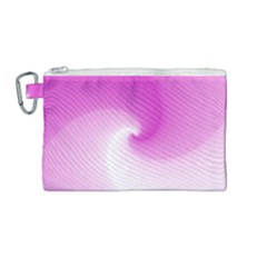 Abstract Spiral Pattern Background Canvas Cosmetic Bag (medium)