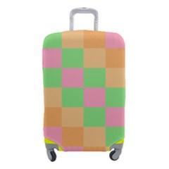 Checkerboard Pastel Squares Luggage Cover (small)