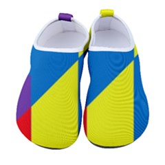 Colorful Red Yellow Blue Purple Women s Sock-style Water Shoes