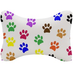 Pawprints Paw Prints Paw Animal Seat Head Rest Cushion