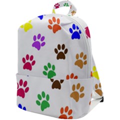 Pawprints Paw Prints Paw Animal Zip Up Backpack by Apen