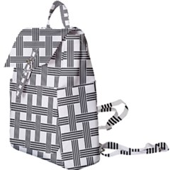 Seamless Stripe Pattern Lines Buckle Everyday Backpack