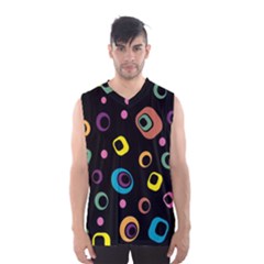 Abstract Background Retro 60s 70s Men s Basketball Tank Top by Apen