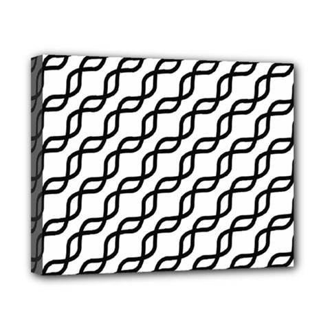 Diagonal Stripe Pattern Canvas 10  X 8  (stretched)