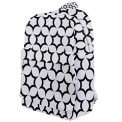 Pattern Star Repeating Black White Classic Backpack by Apen