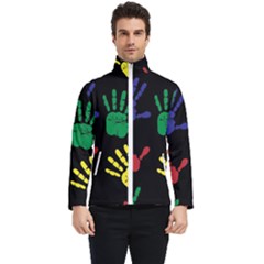 Ellipse Pattern Background Men s Bomber Jacket