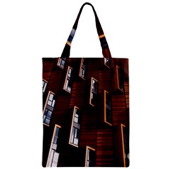 Abstract Architecture Building Business Zipper Classic Tote Bag by Amaryn4rt