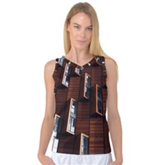 Abstract Architecture Building Business Women s Basketball Tank Top by Amaryn4rt