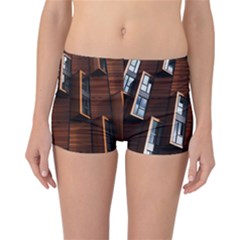 Abstract Architecture Building Business Reversible Boyleg Bikini Bottoms