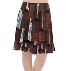 Abstract Architecture Building Business Fishtail Chiffon Skirt by Amaryn4rt