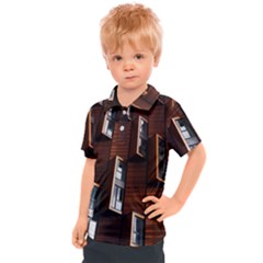 Abstract Architecture Building Business Kids  Polo T-Shirt