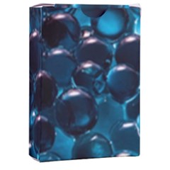 Blue Abstract Balls Spheres Playing Cards Single Design (rectangle) With Custom Box