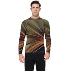 Book Screen Climate Mood Range Men s Long Sleeve Rash Guard by Amaryn4rt