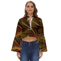 Book Screen Climate Mood Range Boho Long Bell Sleeve Top