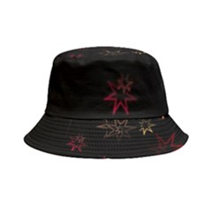 Christmas Background Motif Star Inside Out Bucket Hat by Amaryn4rt