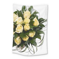 Bouquet Flowers Roses Decoration Small Tapestry