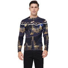 Christmas Advent Candle Arches Men s Long Sleeve Rash Guard by Amaryn4rt